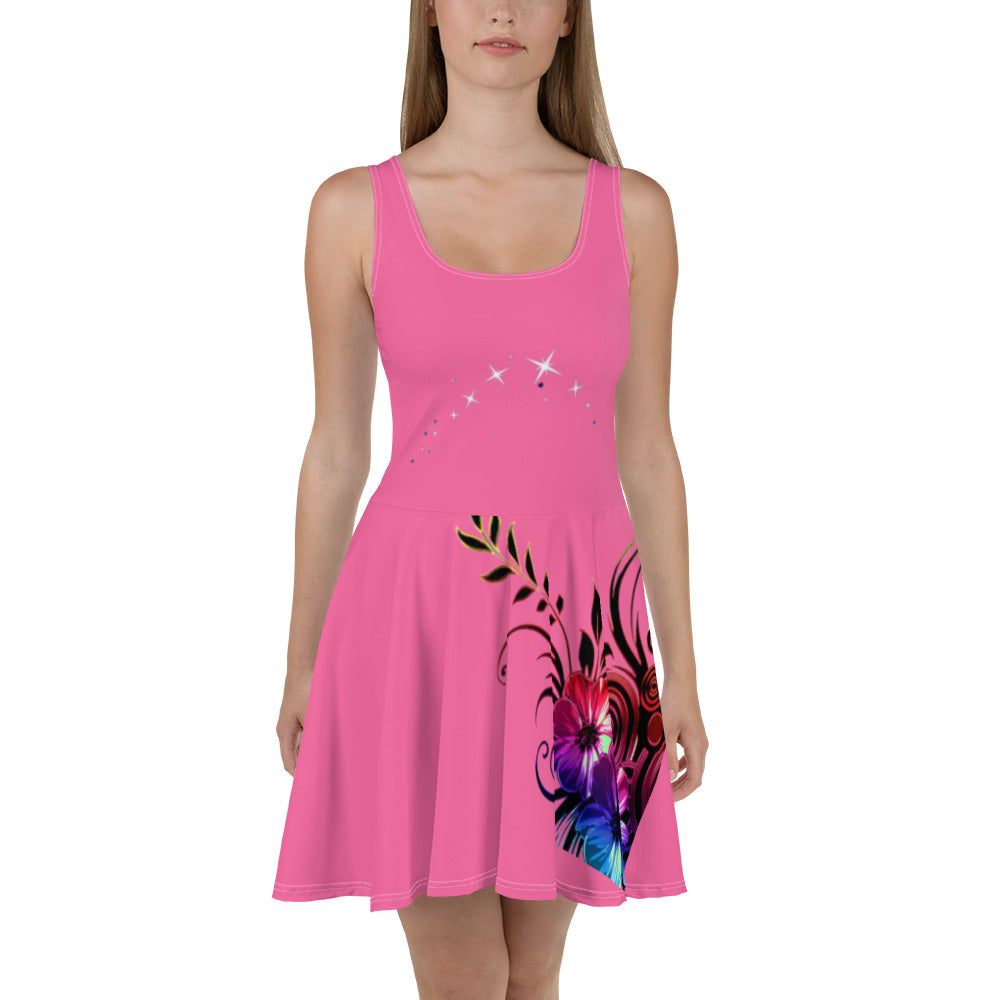 Flower Skater's Dress