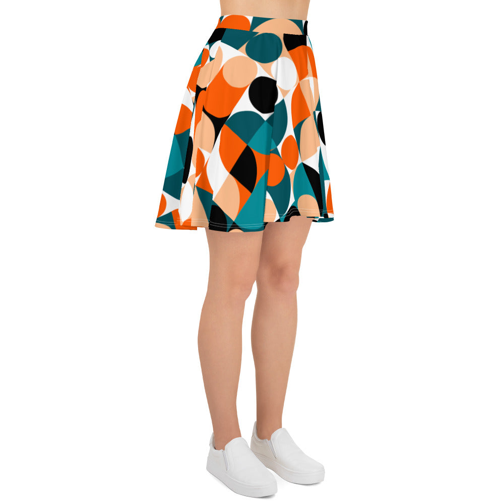 Colorful Skater Skirt