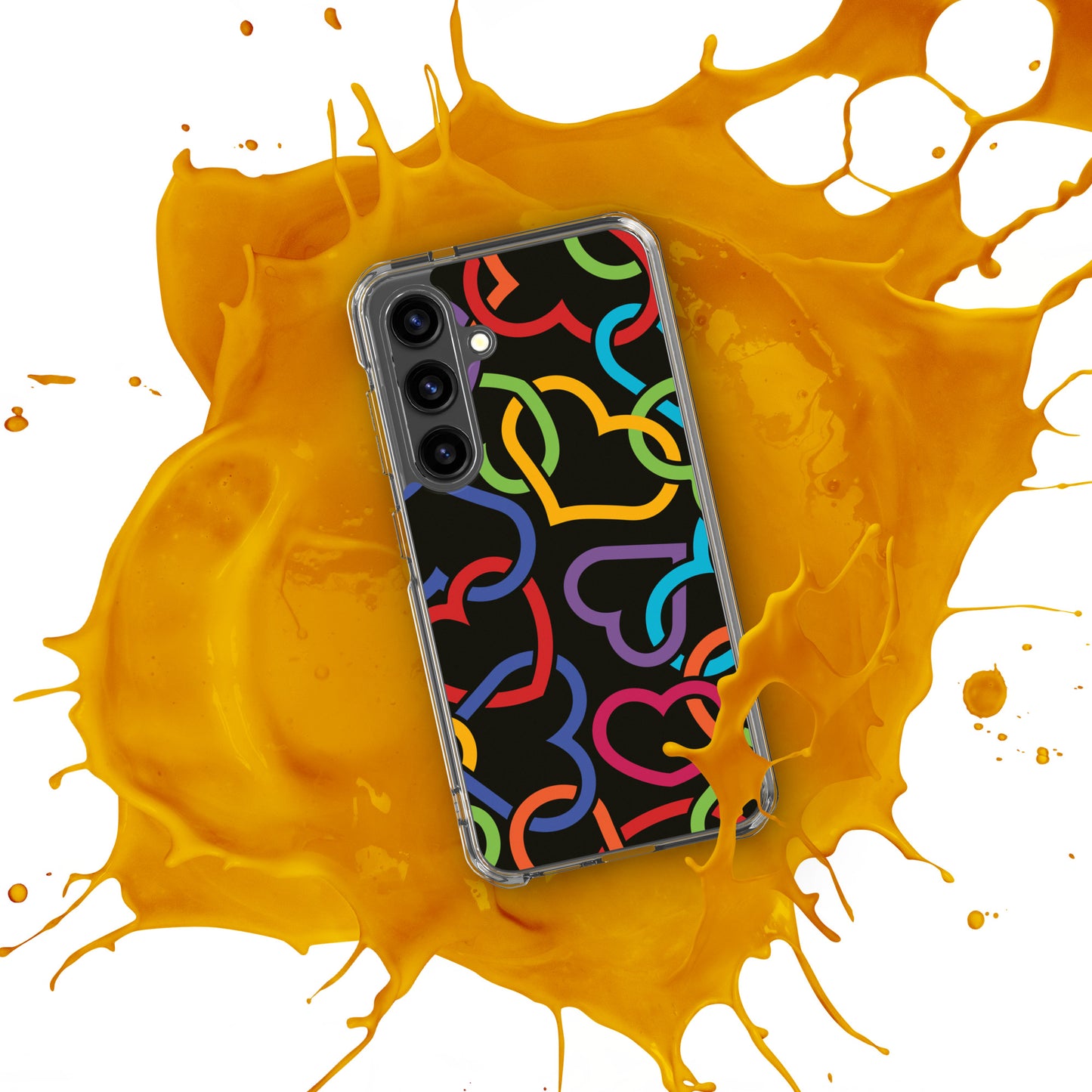 Colorful Hearts Clear Case for Samsung®