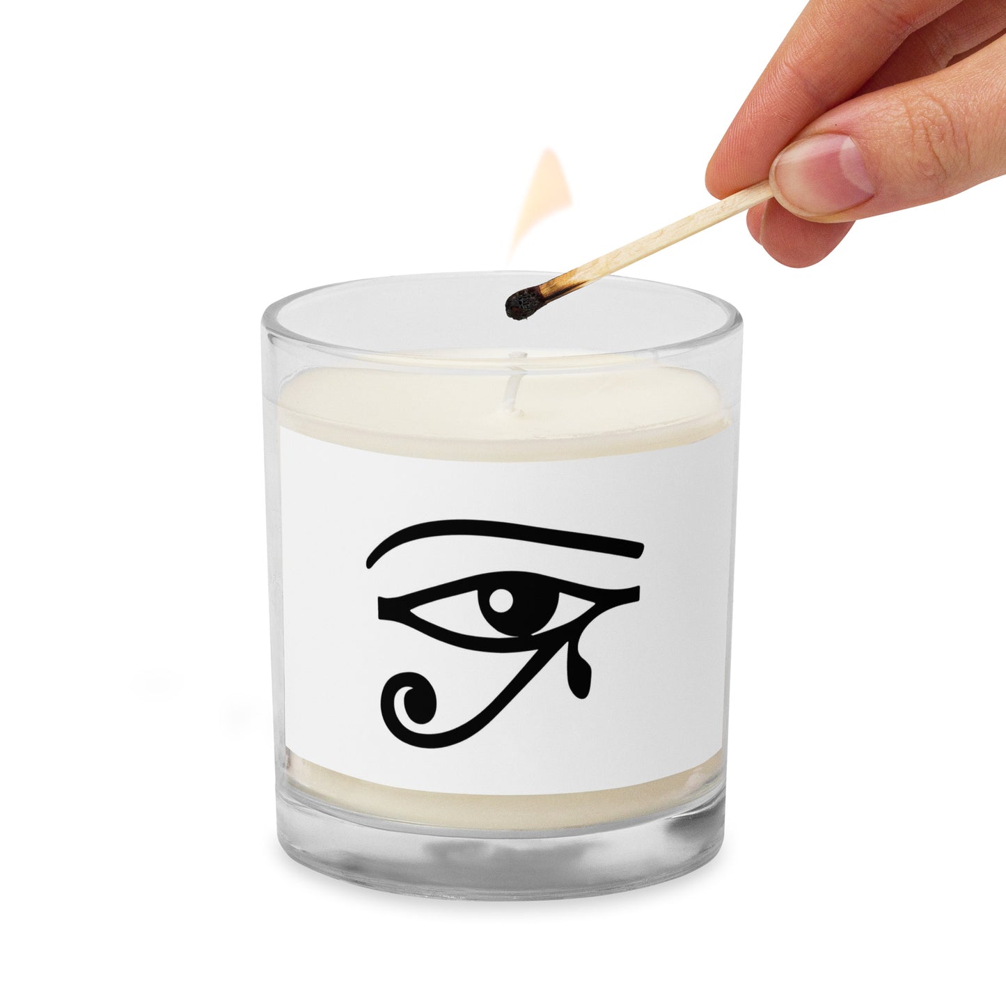 Eye of Ra Glass soy wax candle