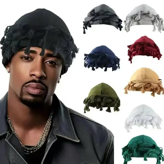 Silk Lined Adjustable Turban Cap