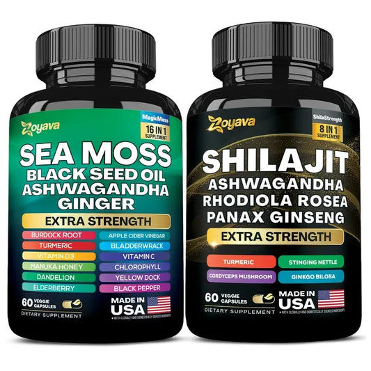 Zoyava Sea Moss Shilajit Vitality Bundle
