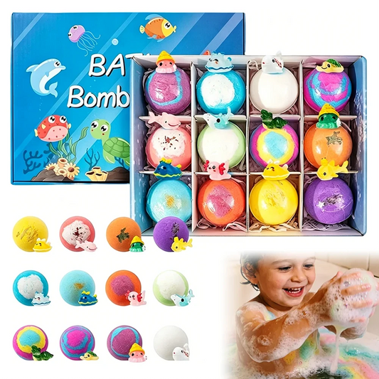 Natural Kids Bubble Bath Bomb Set