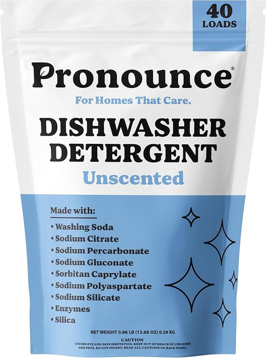 Pronounce Unscented Dishwasher Detergent