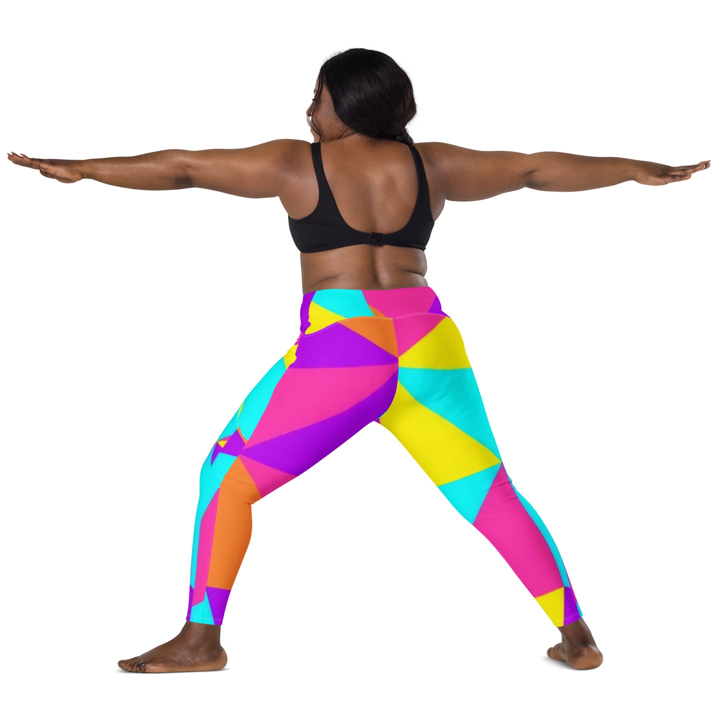 Geometric Leggings with pockets
