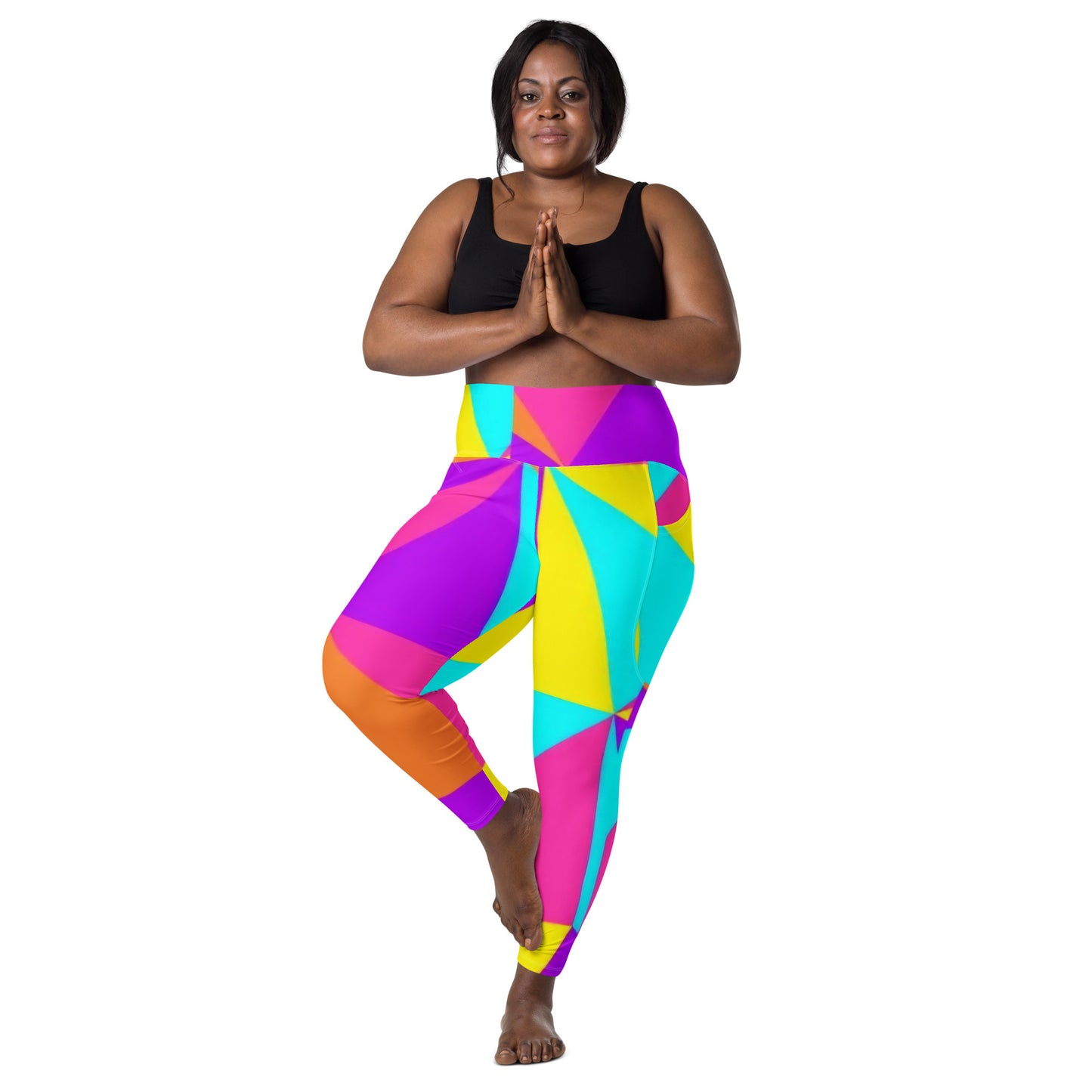 Geometric Leggings with pockets