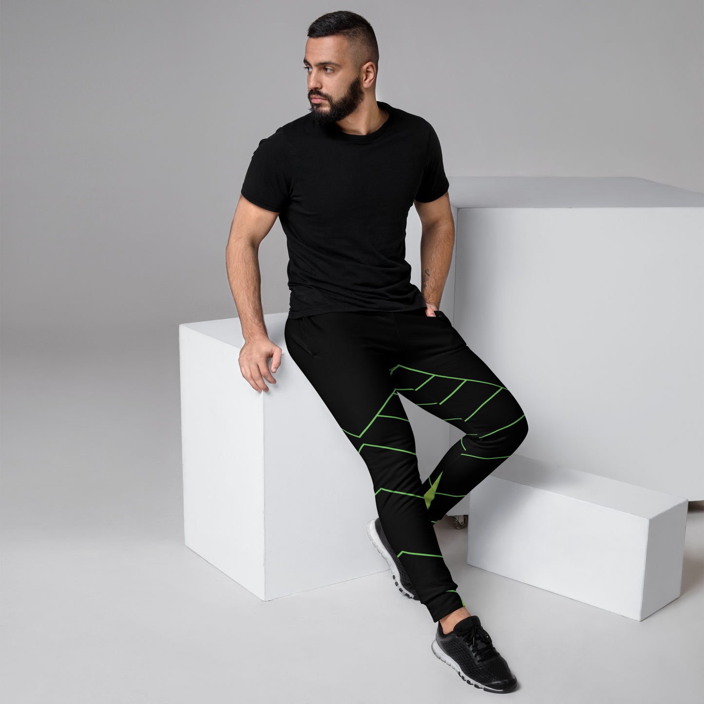 Geometric Men's Workout Joggers