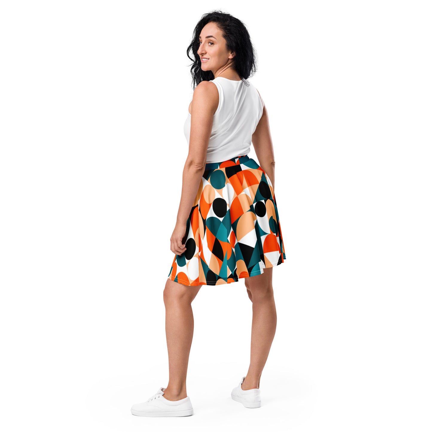 Colorful Skater Skirt