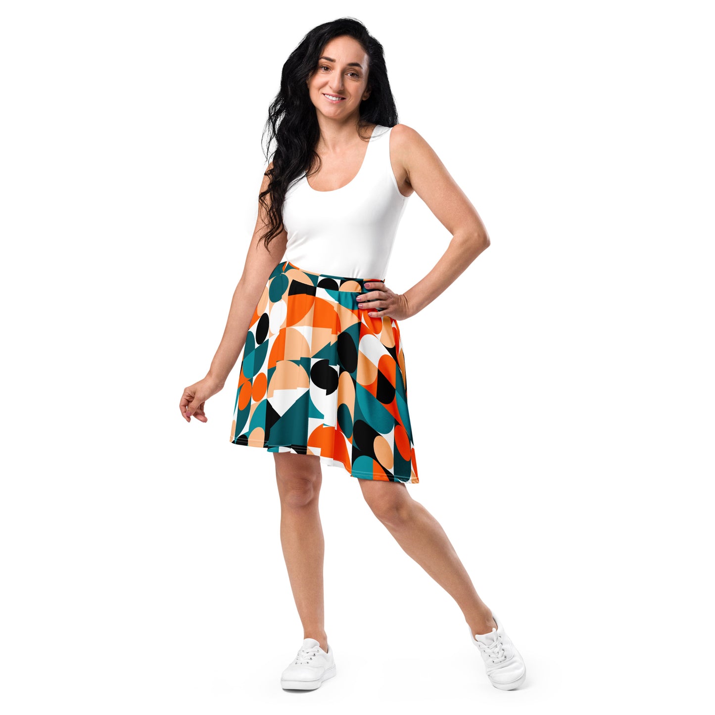 Colorful Skater Skirt