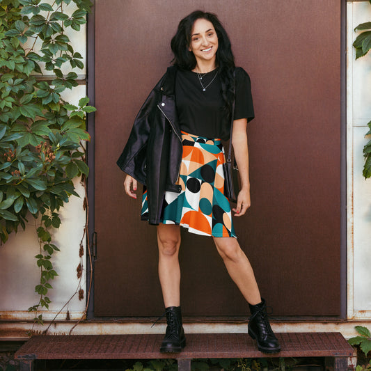 Colorful Skater Skirt