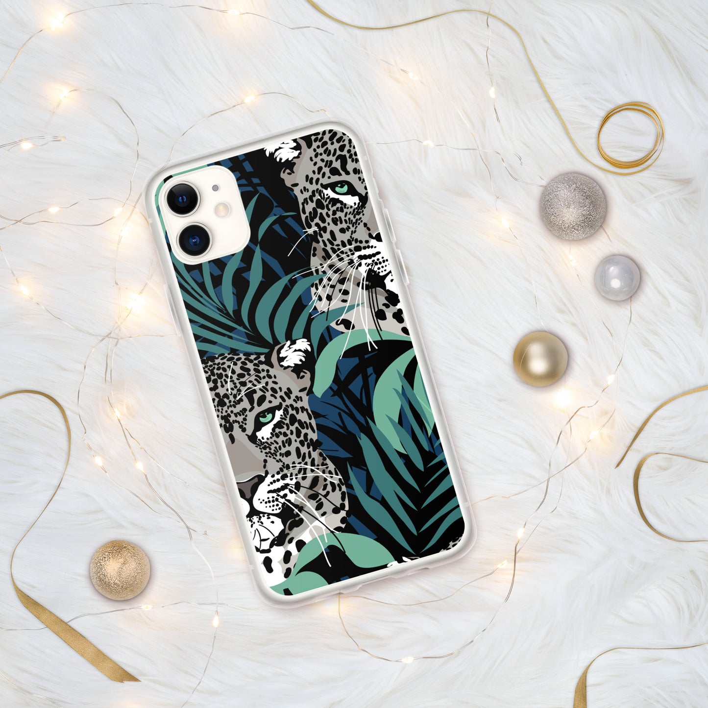 Leopard Clear Case for iPhone®