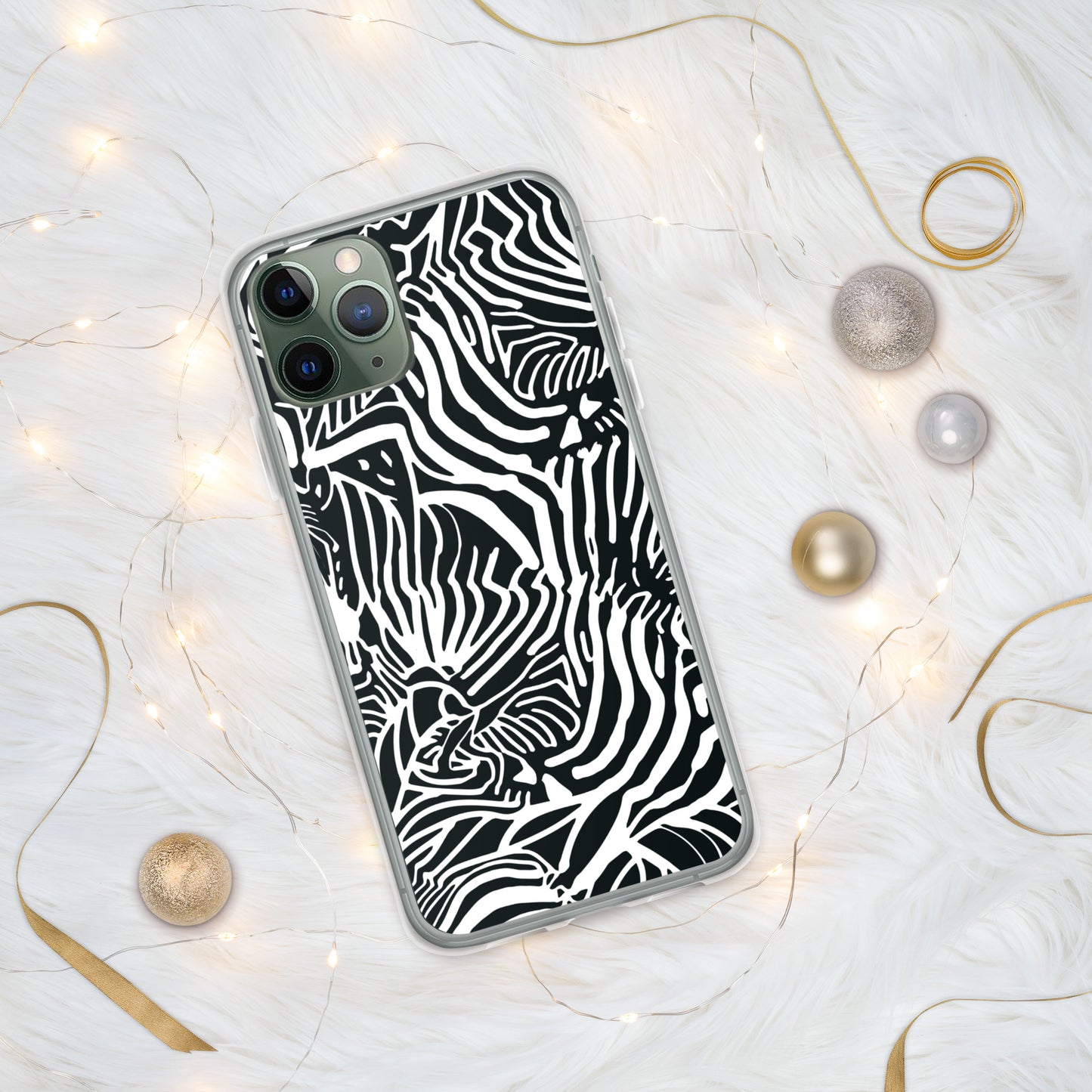 Zebra Print Clear Case for iPhone®