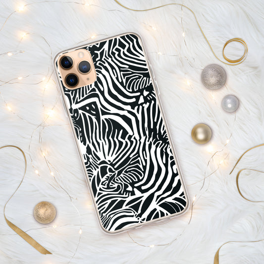 Zebra Print Clear Case for iPhone®