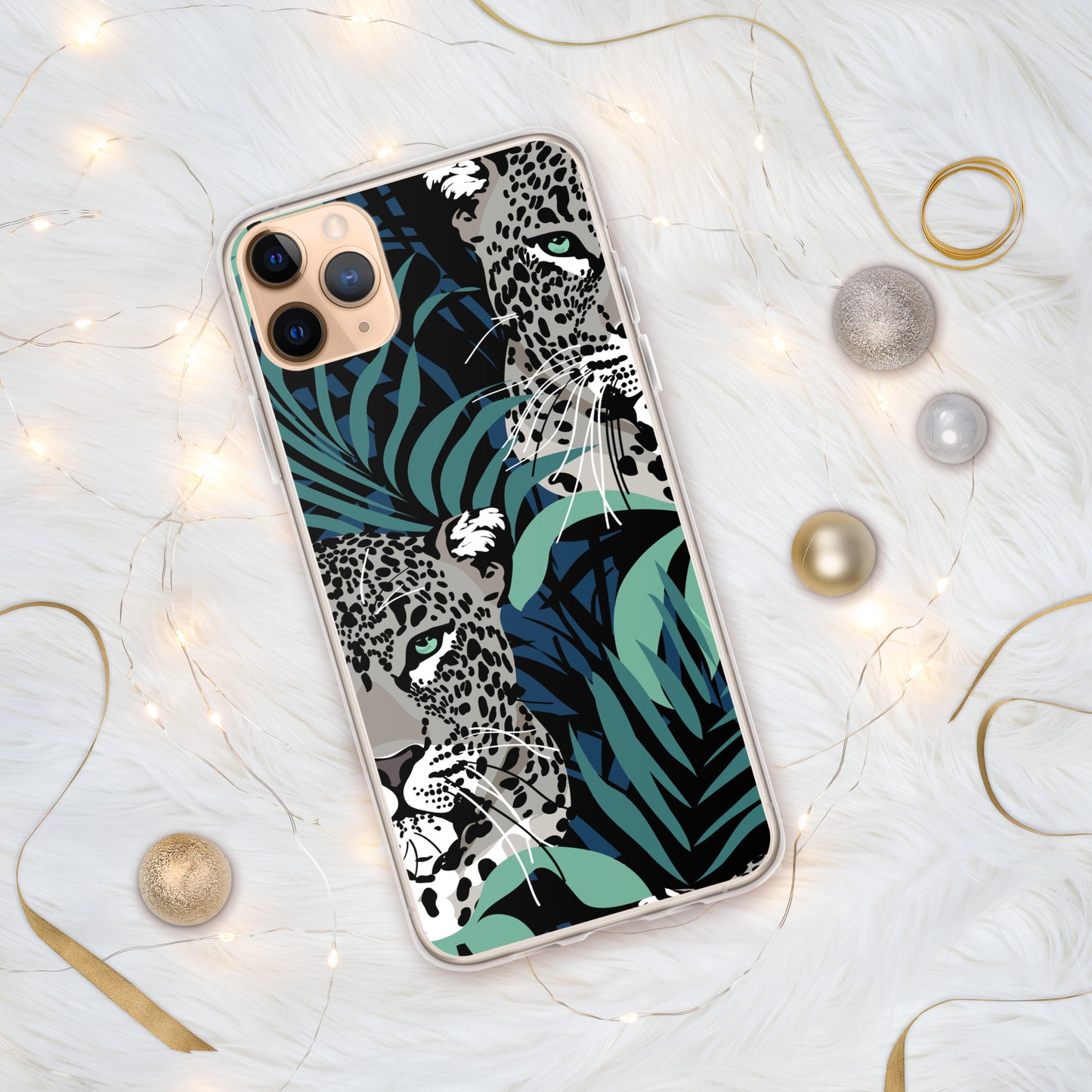 Leopard Clear Case for iPhone®