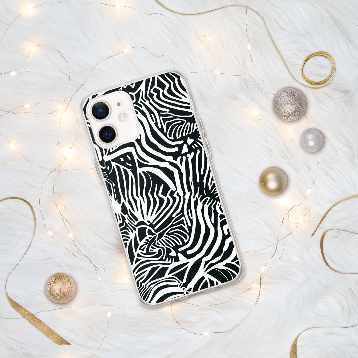 Zebra Print Clear Case for iPhone®