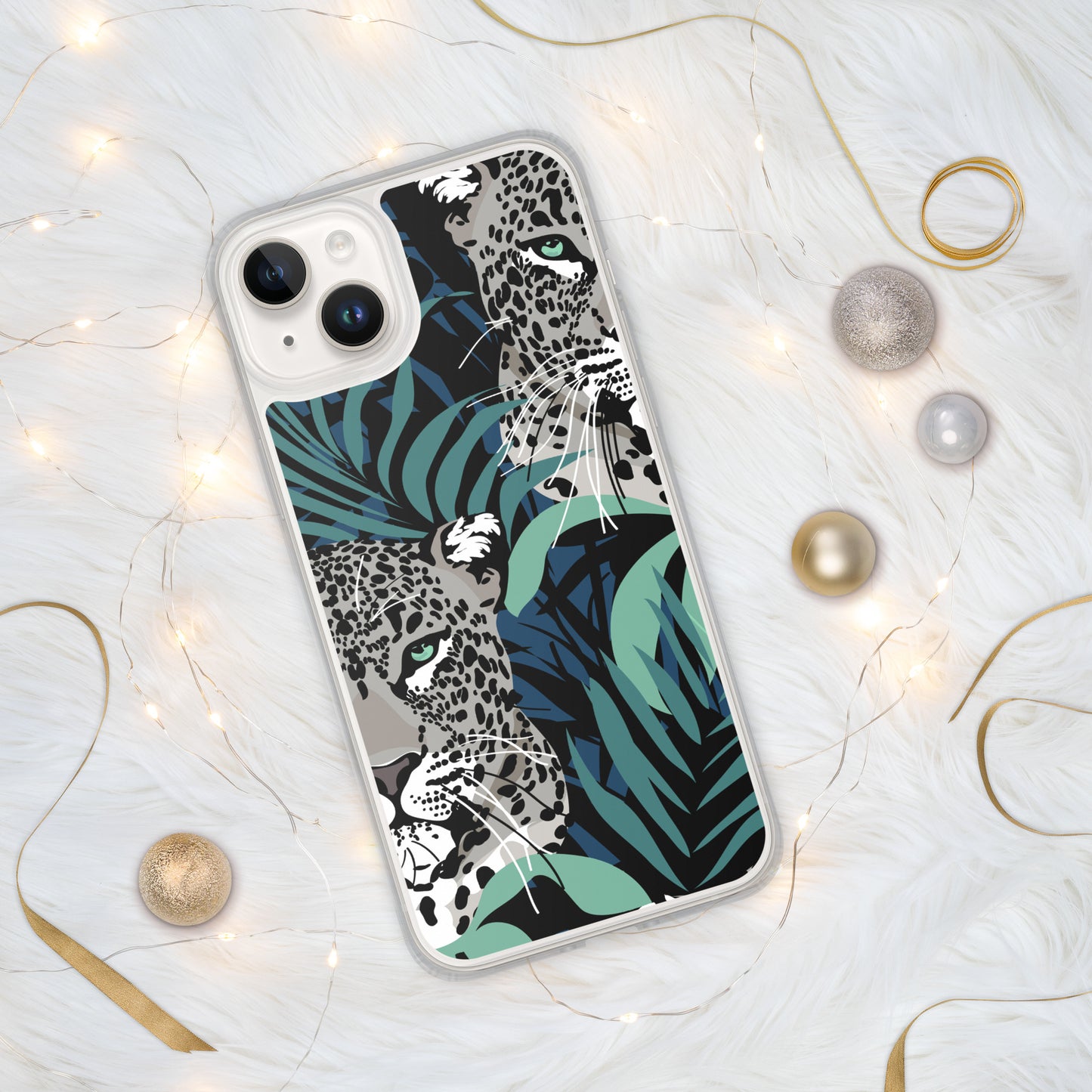 Leopard Clear Case for iPhone®