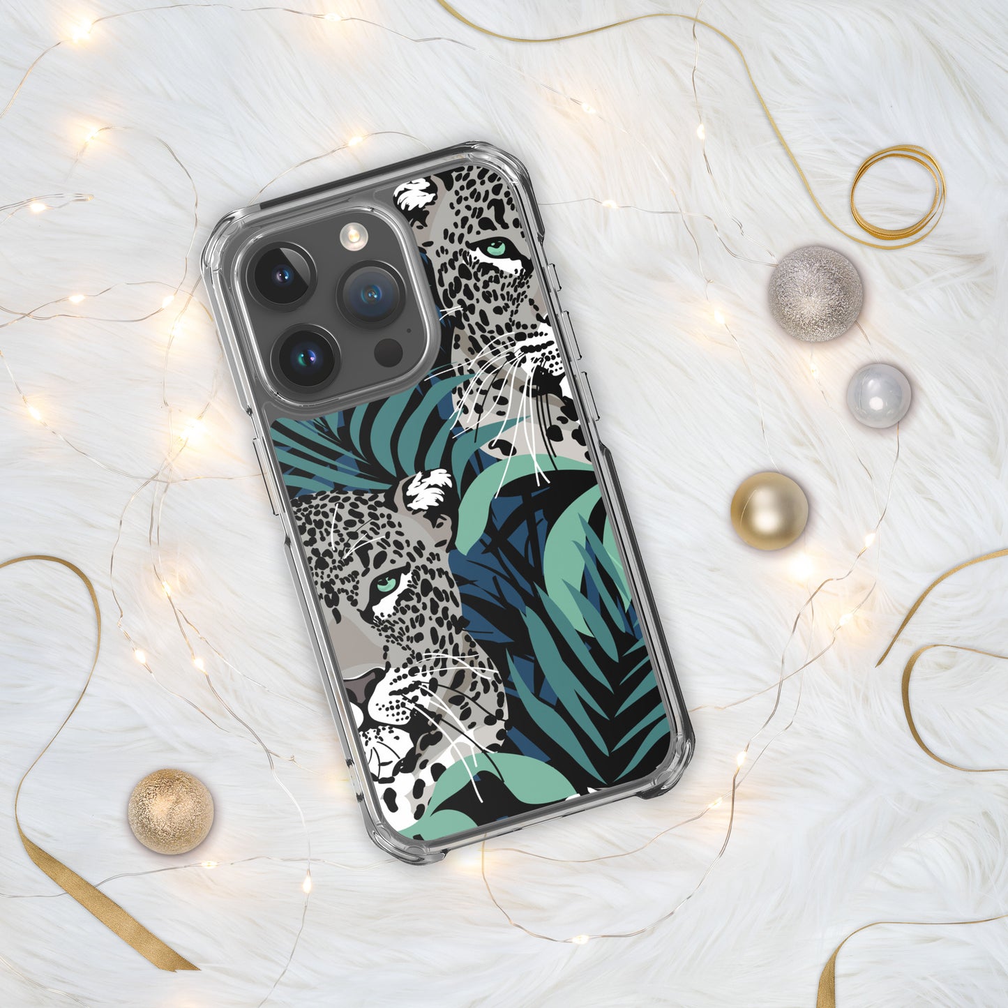 Leopard Clear Case for iPhone®
