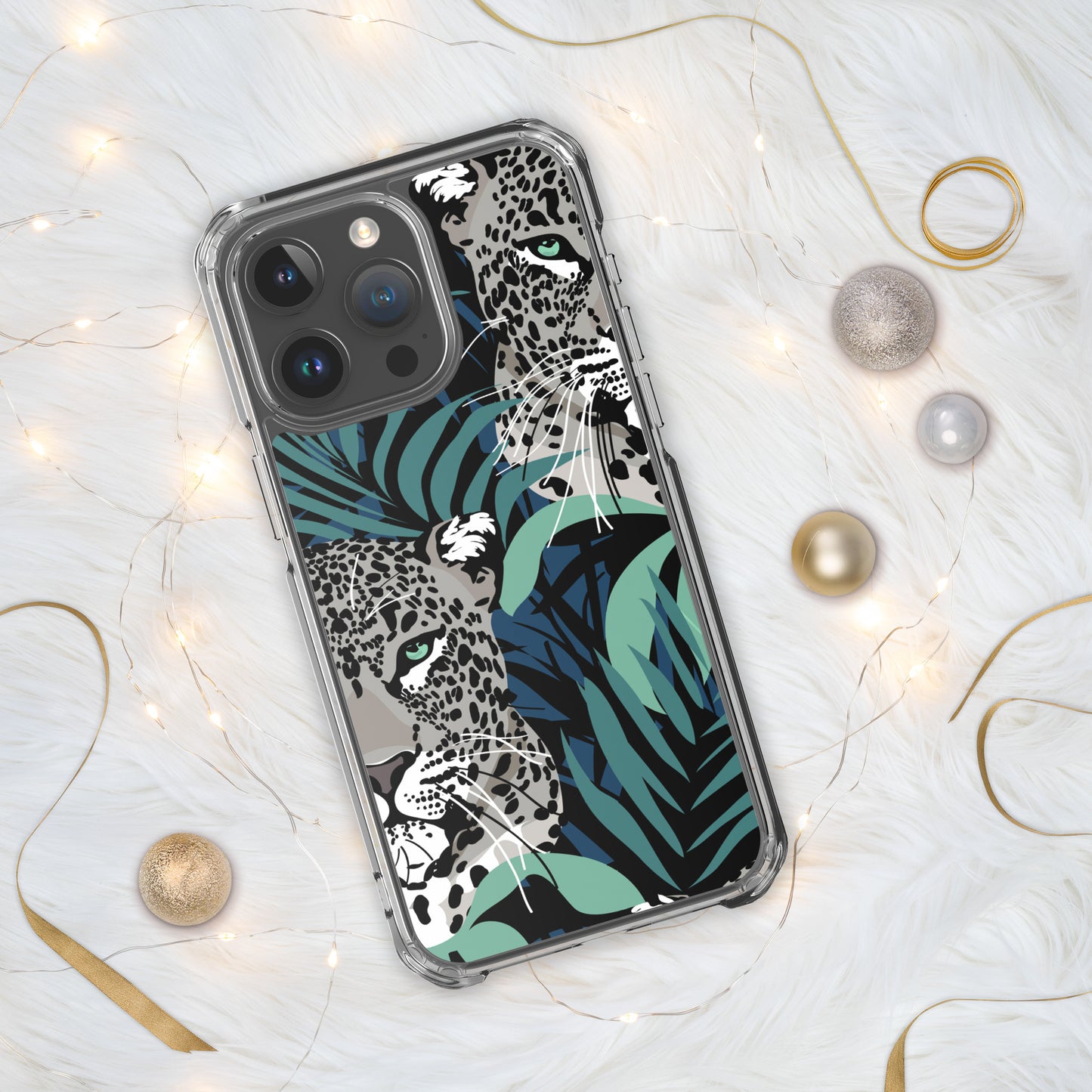 Leopard Clear Case for iPhone®