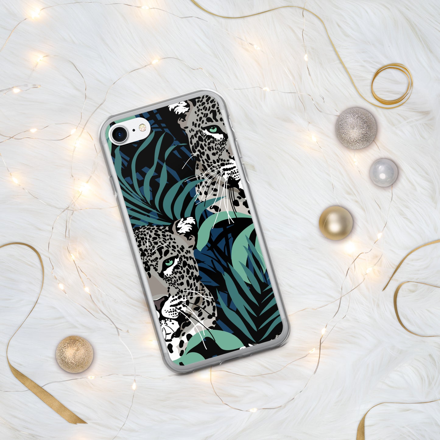 Leopard Clear Case for iPhone®