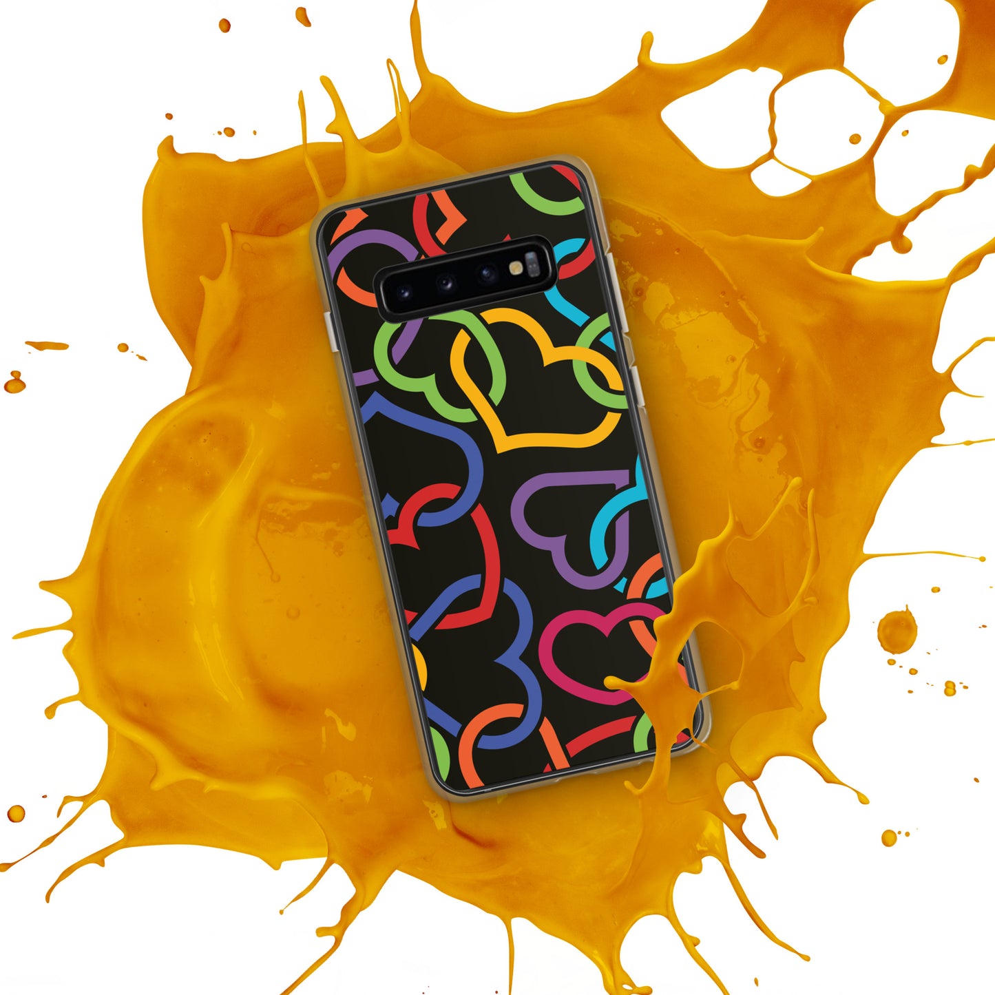 Colorful Hearts Clear Case for Samsung®