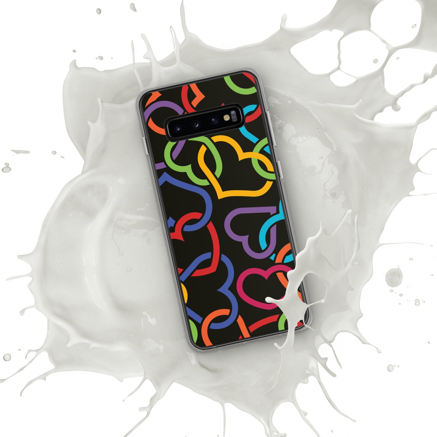 Colorful Hearts Clear Case for Samsung®