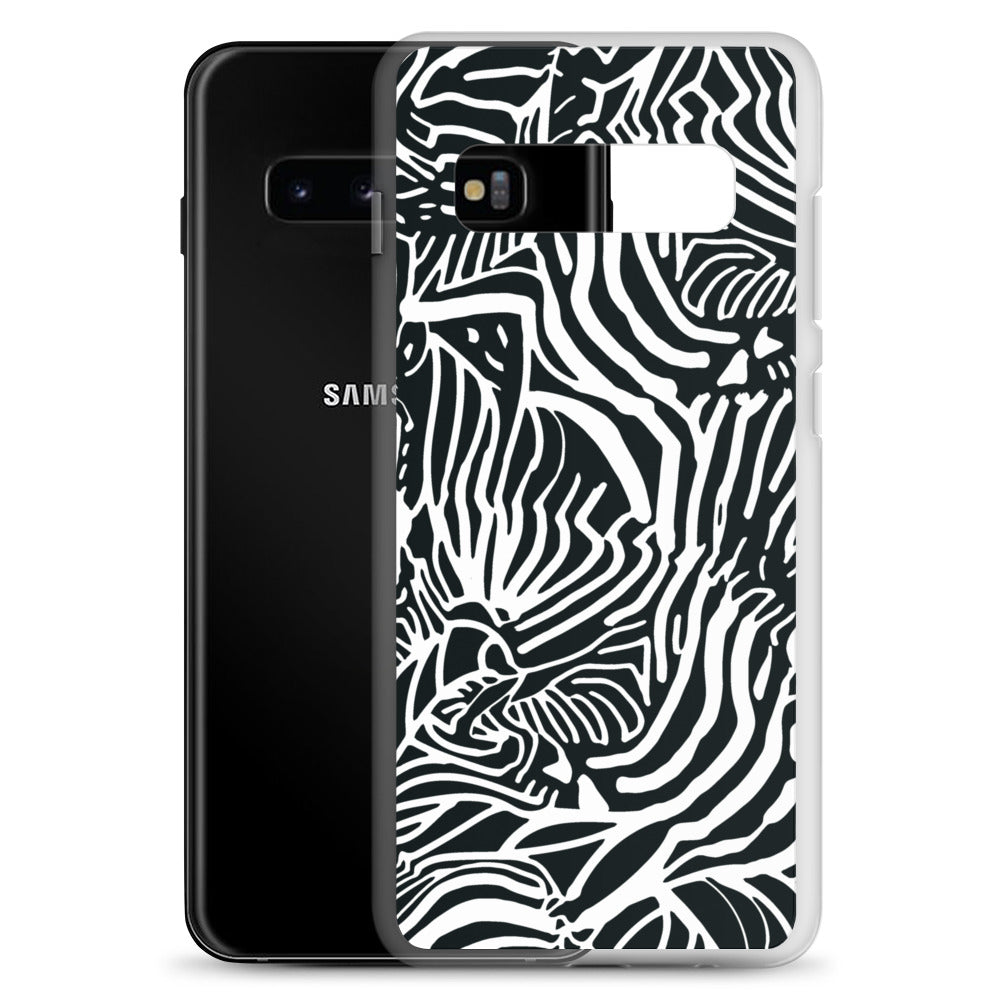 Zebra Print Clear Case for Samsung®