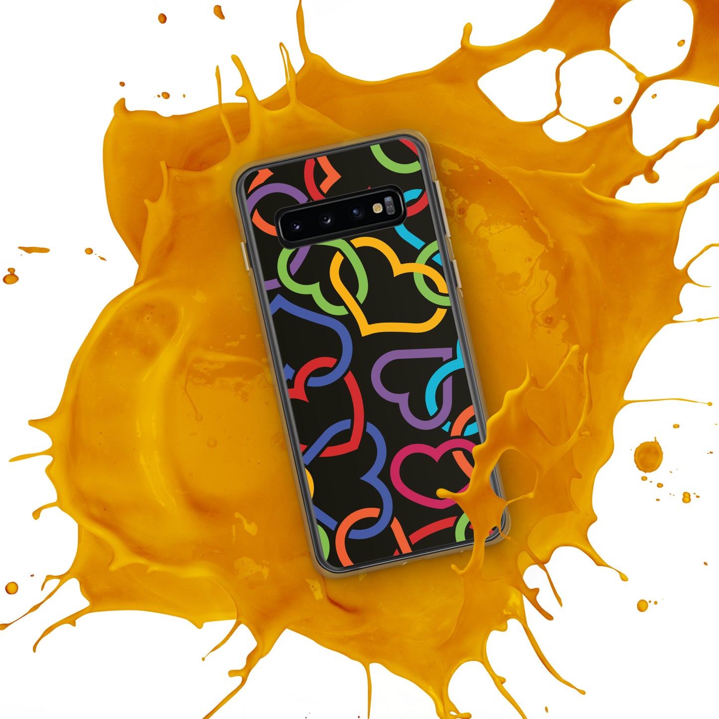Colorful Hearts Clear Case for Samsung®