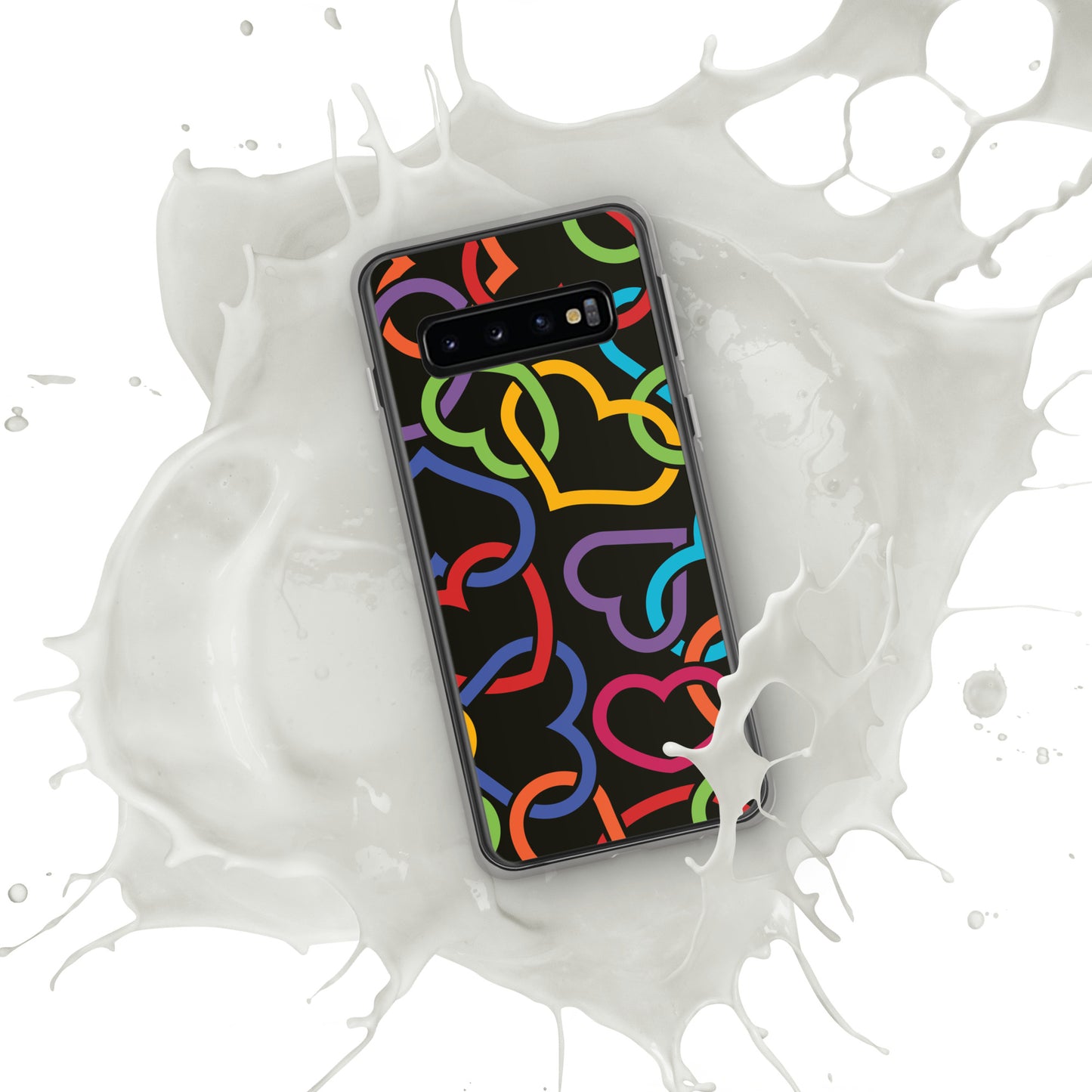 Colorful Hearts Clear Case for Samsung®