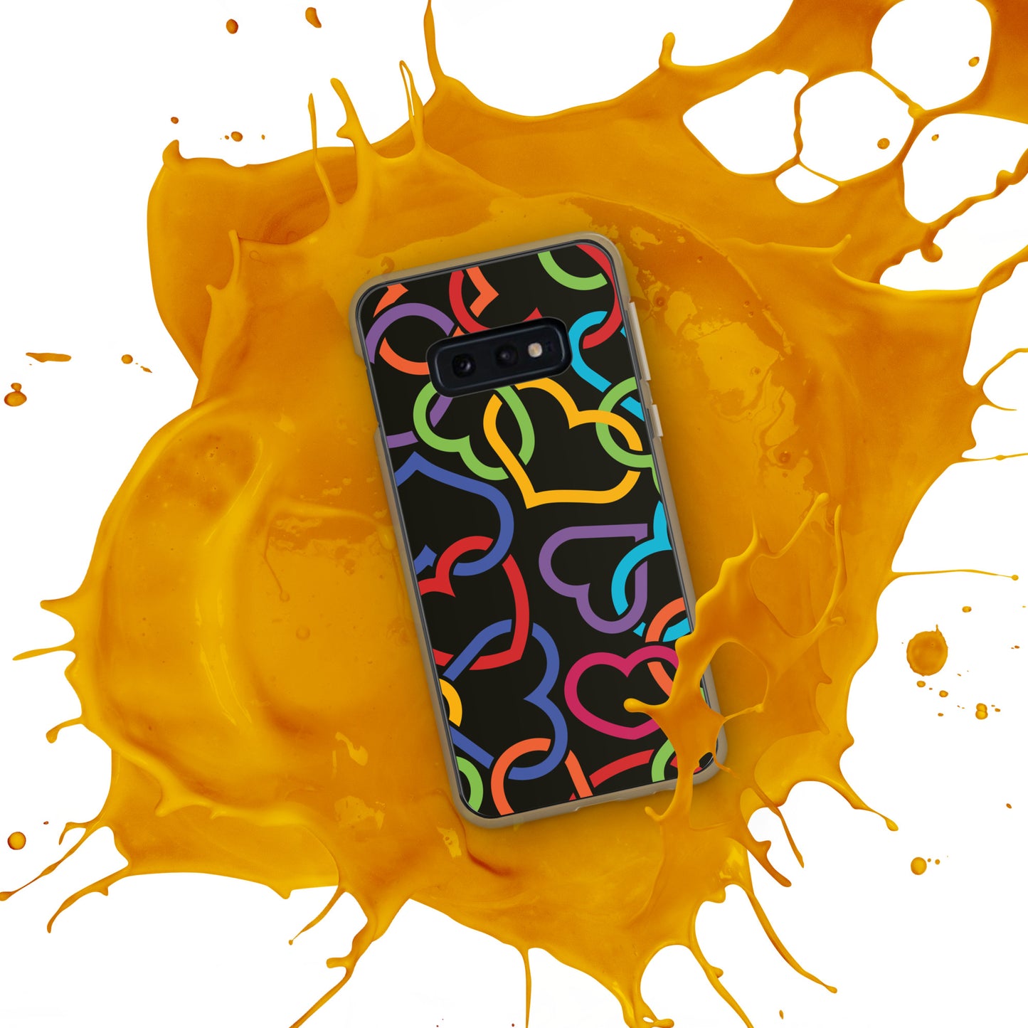 Colorful Hearts Clear Case for Samsung®
