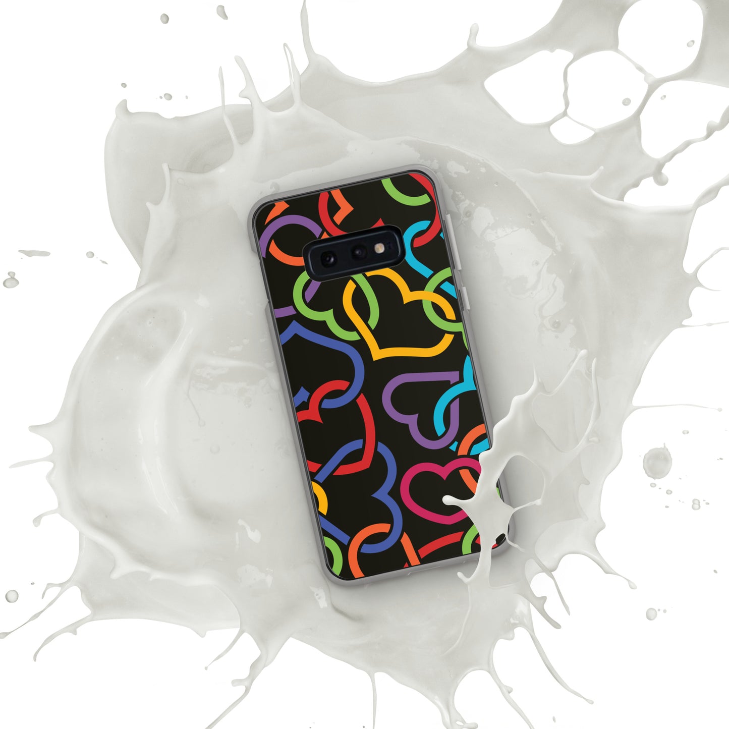 Colorful Hearts Clear Case for Samsung®