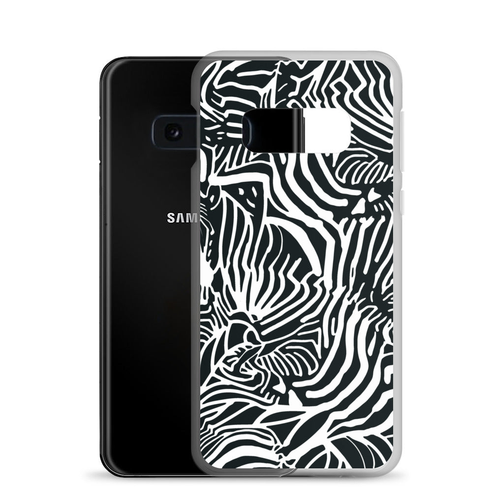 Zebra Print Clear Case for Samsung®