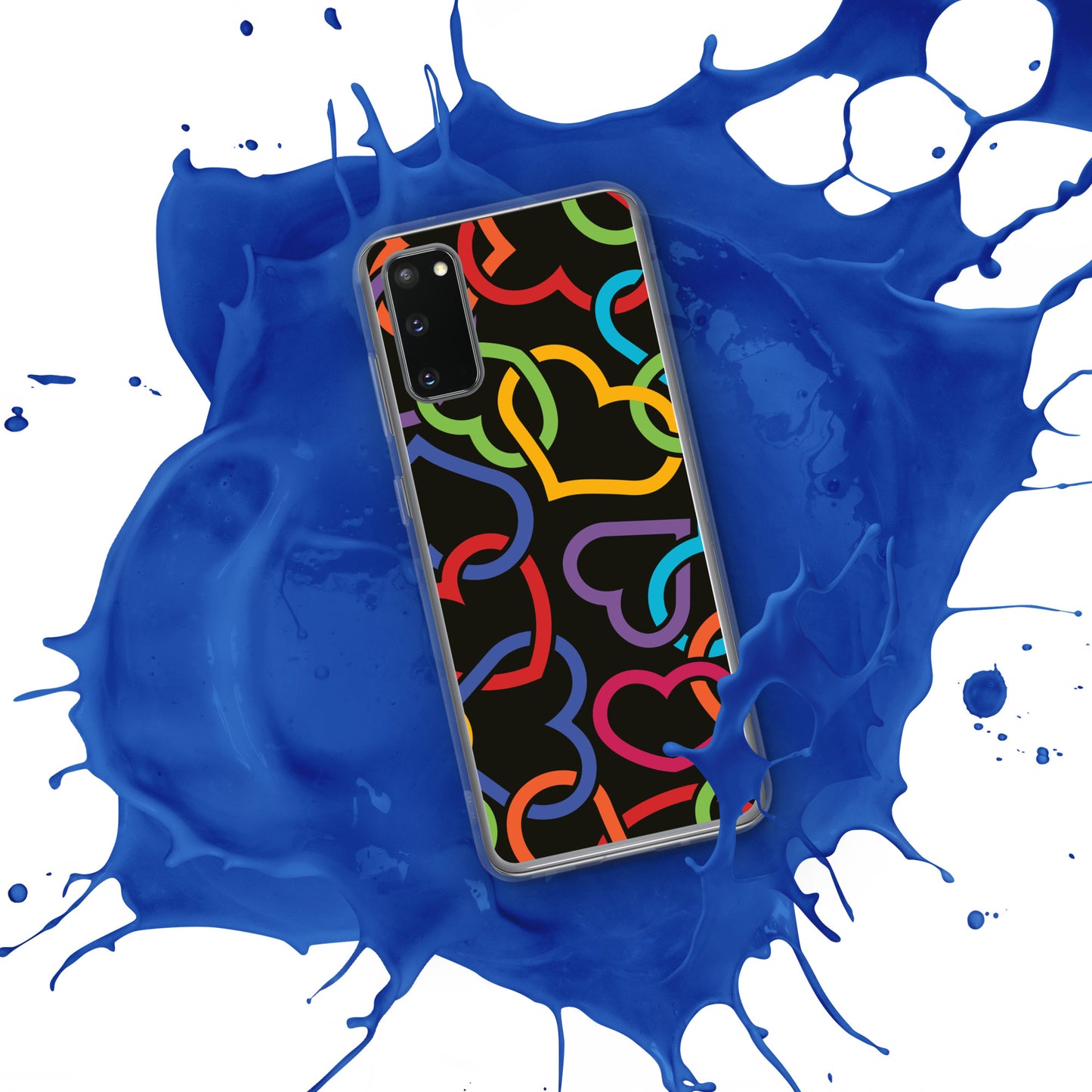 Colorful Hearts Clear Case for Samsung®