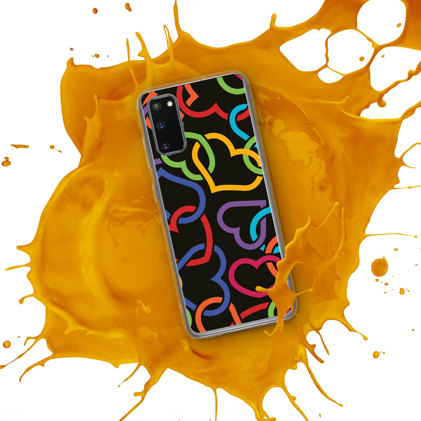 Colorful Hearts Clear Case for Samsung®