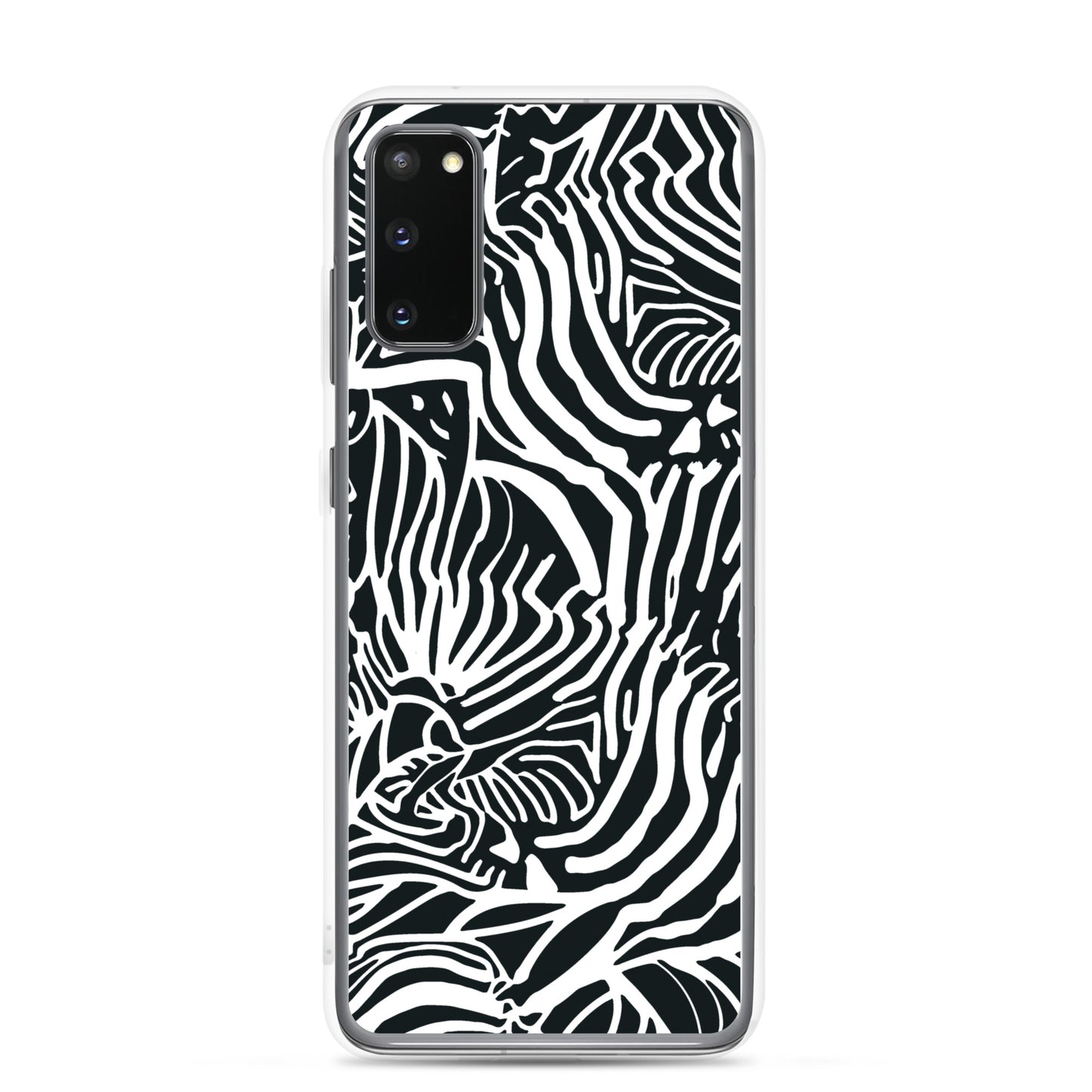 Zebra Print Clear Case for Samsung®