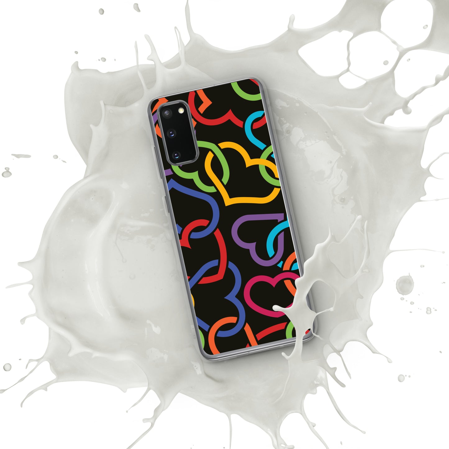 Colorful Hearts Clear Case for Samsung®