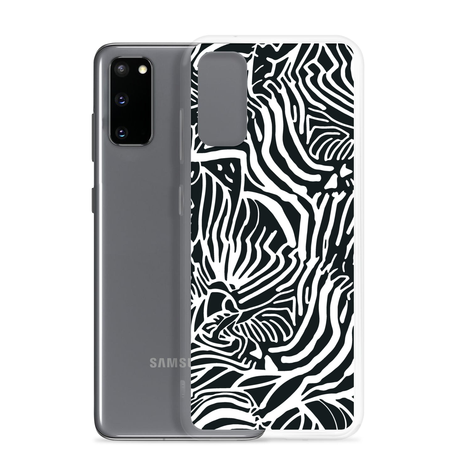 Zebra Print Clear Case for Samsung®