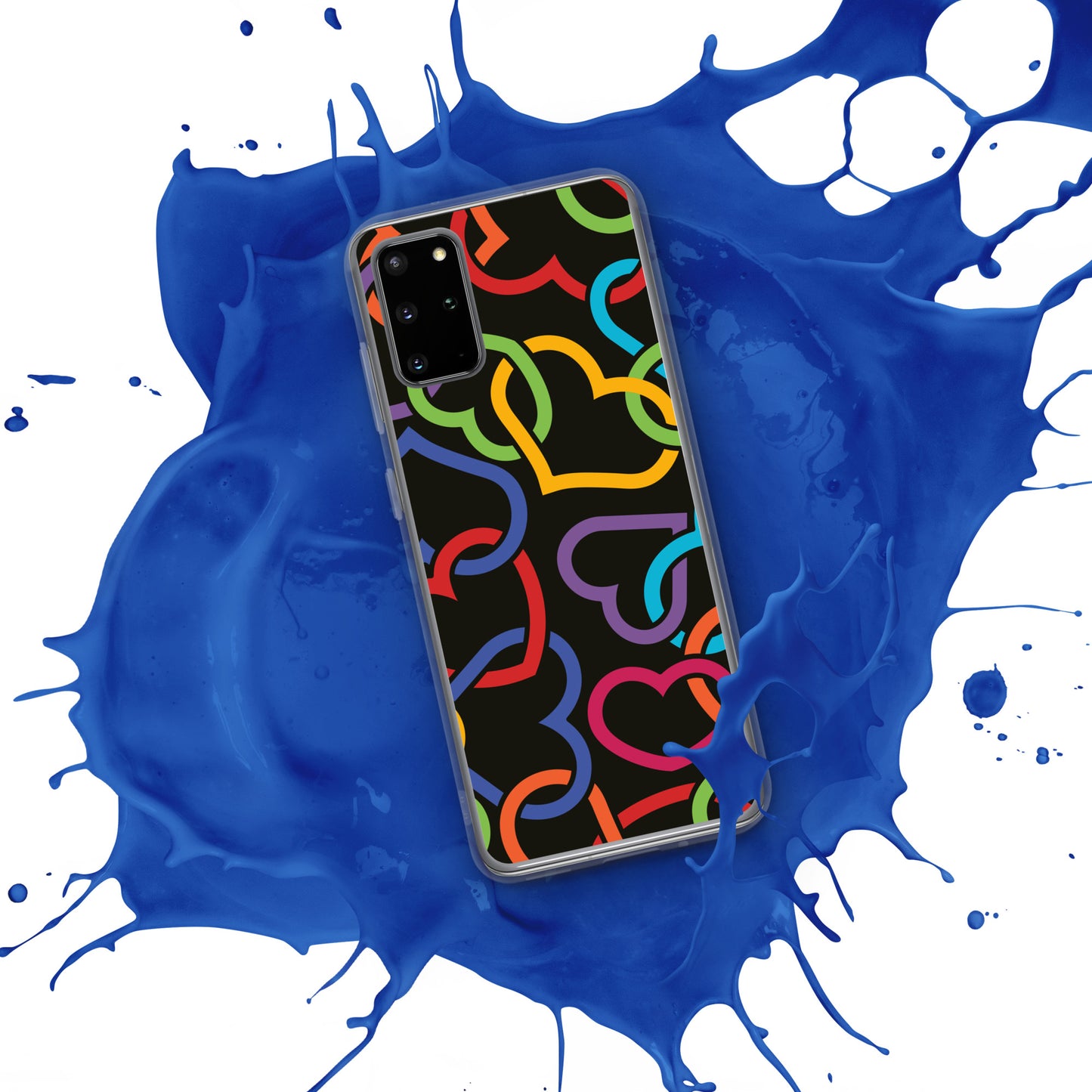 Colorful Hearts Clear Case for Samsung®
