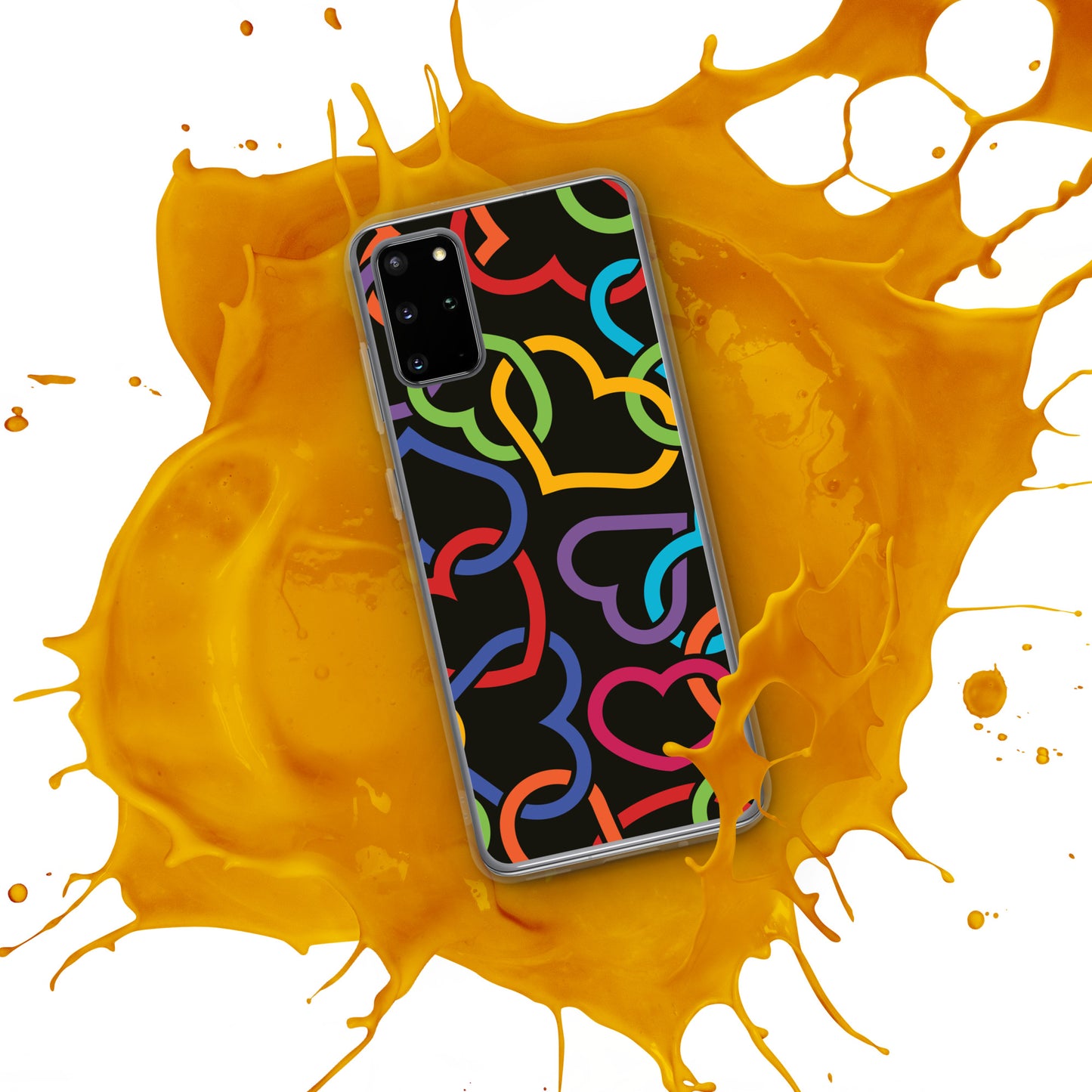 Colorful Hearts Clear Case for Samsung®