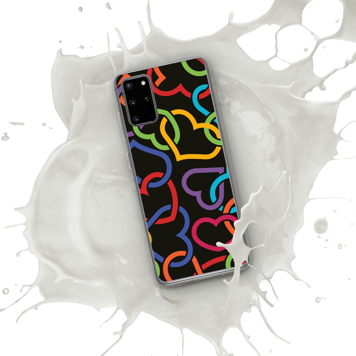 Colorful Hearts Clear Case for Samsung®