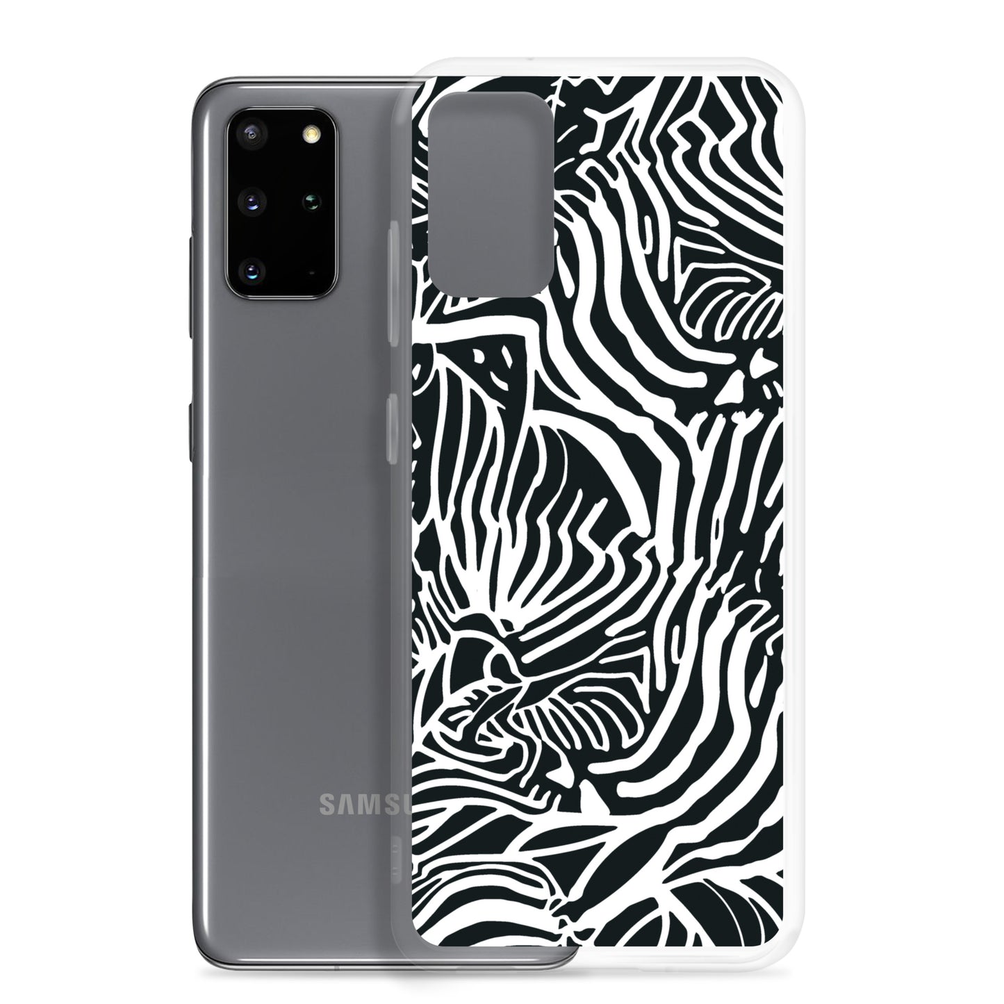 Zebra Print Clear Case for Samsung®