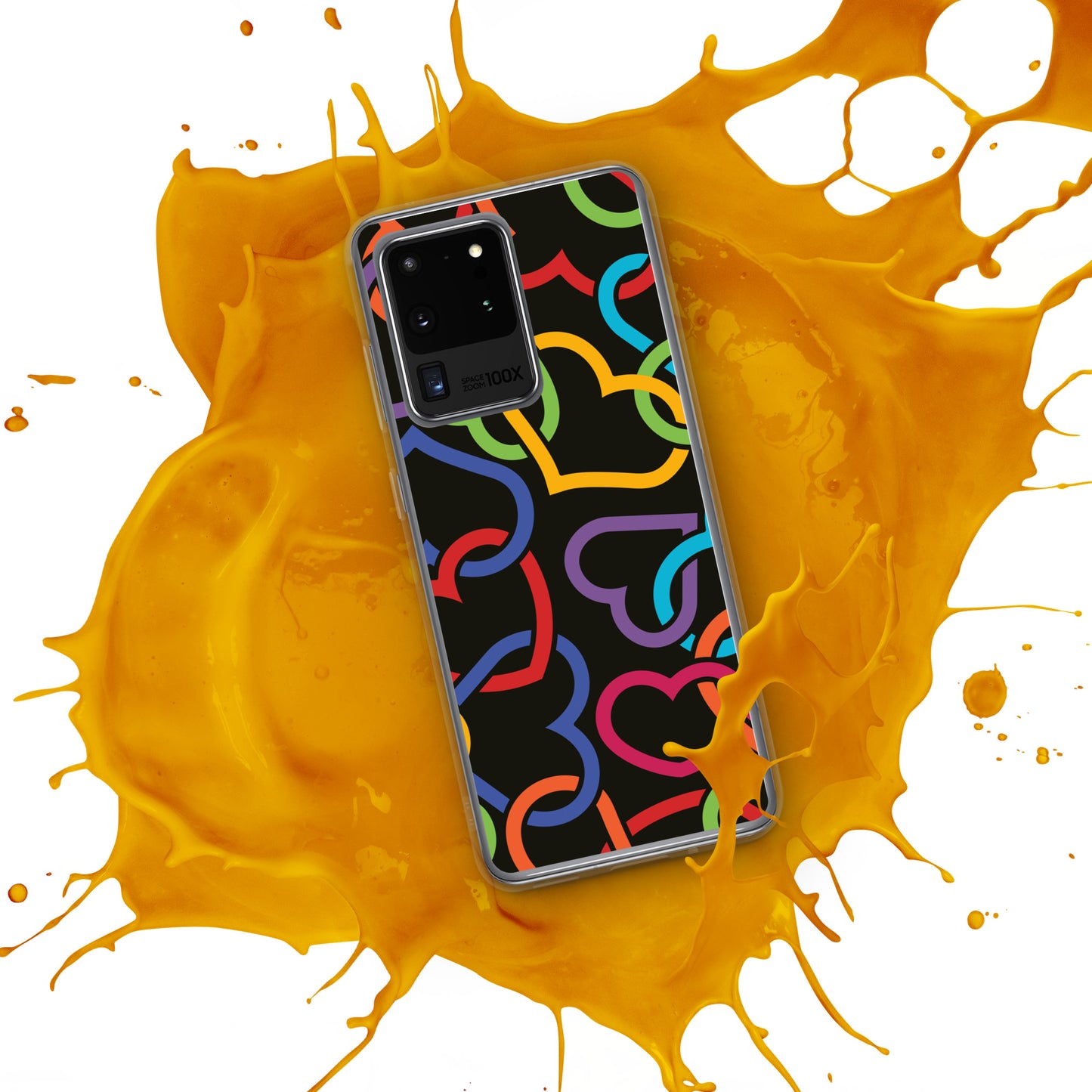 Colorful Hearts Clear Case for Samsung®