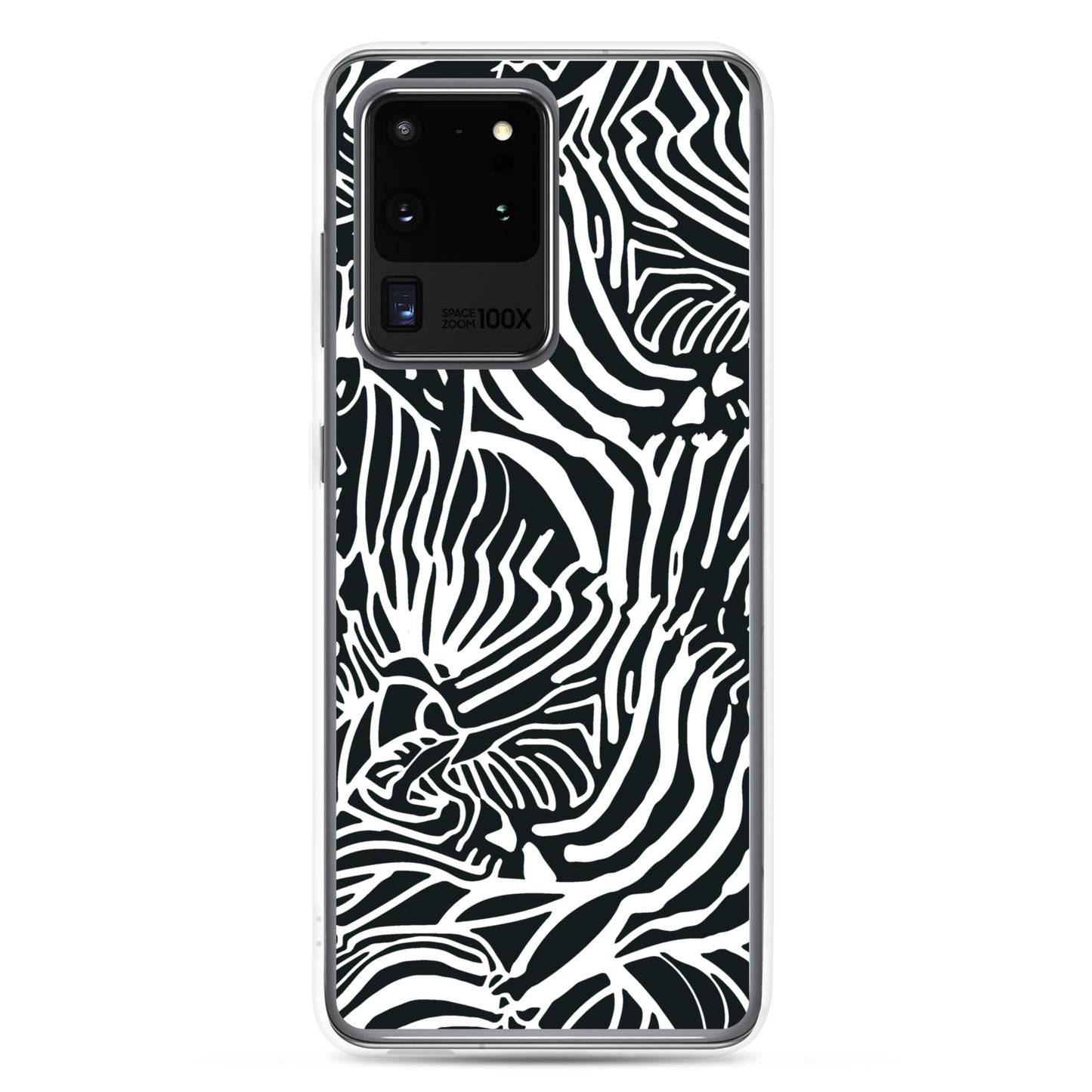 Zebra Print Clear Case for Samsung®