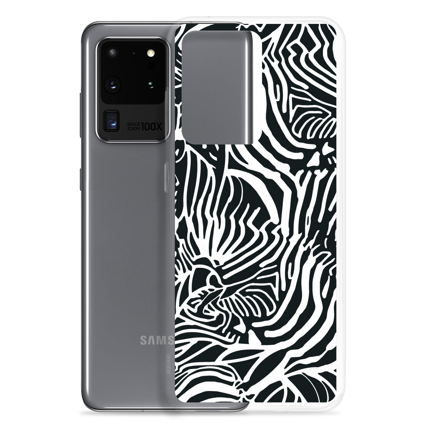 Zebra Print Clear Case for Samsung®