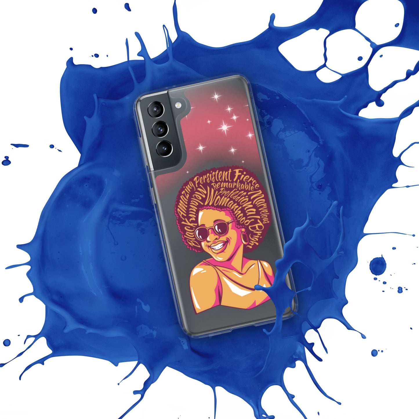 Woman Art Clear Case for Samsung®