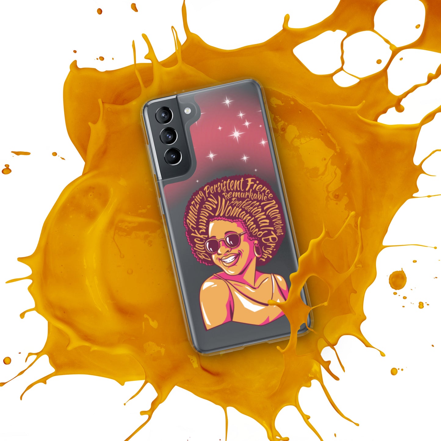 Woman Art Clear Case for Samsung®