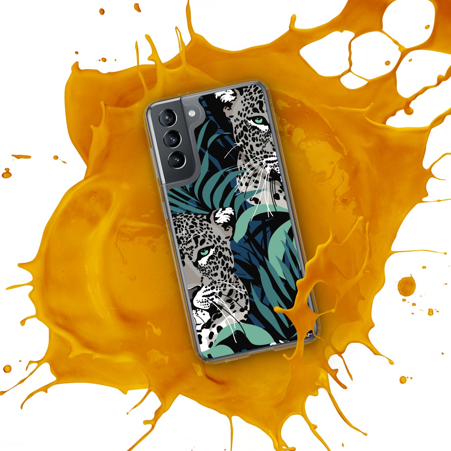 Leopard Clear Case for Samsung®