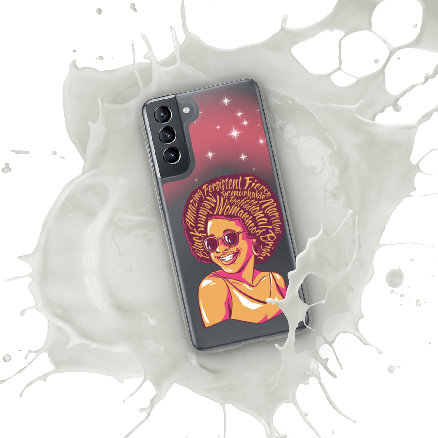 Woman Art Clear Case for Samsung®