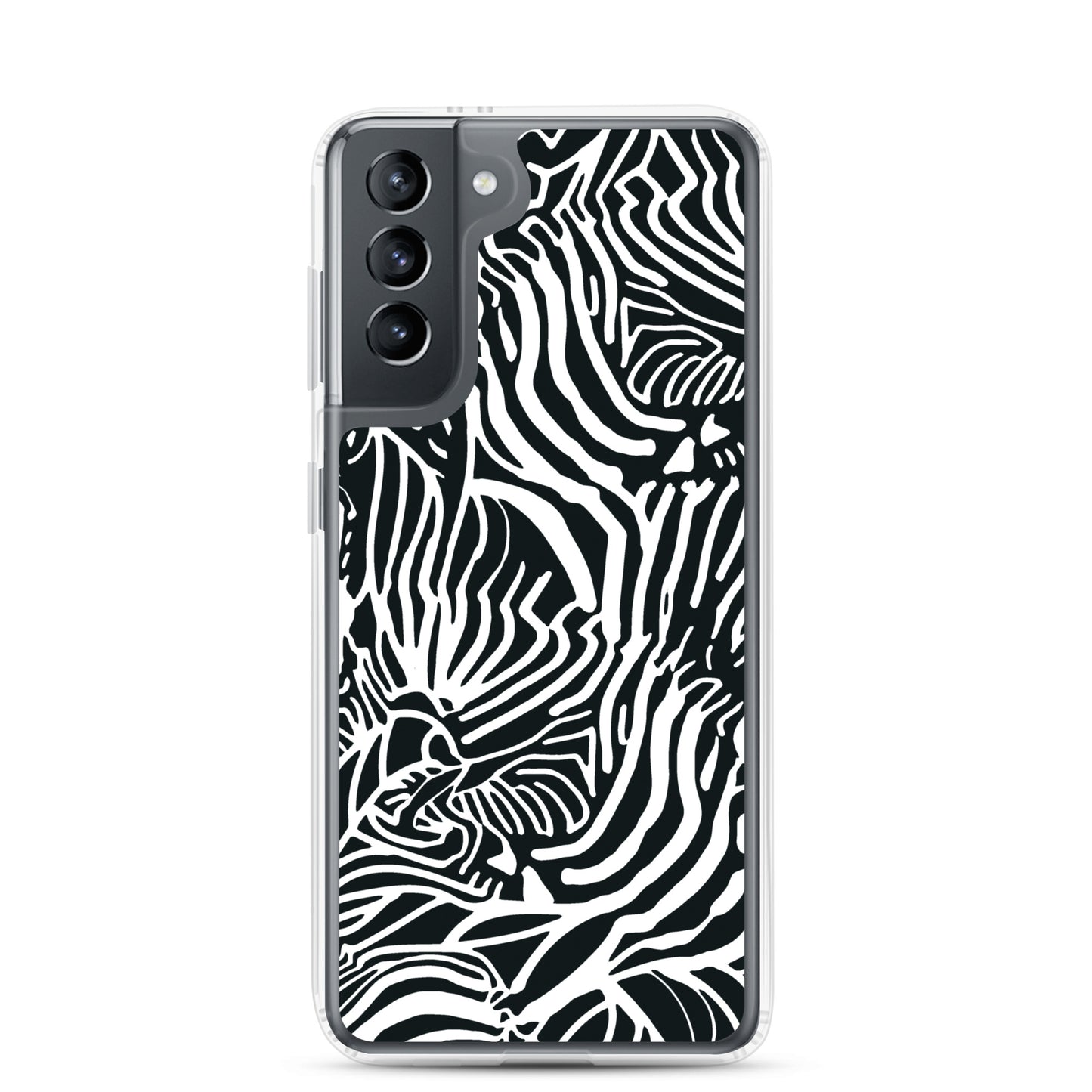 Zebra Print Clear Case for Samsung®