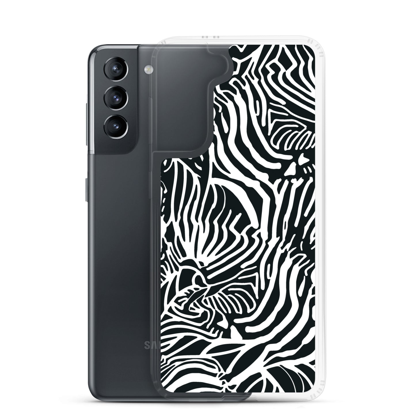 Zebra Print Clear Case for Samsung®