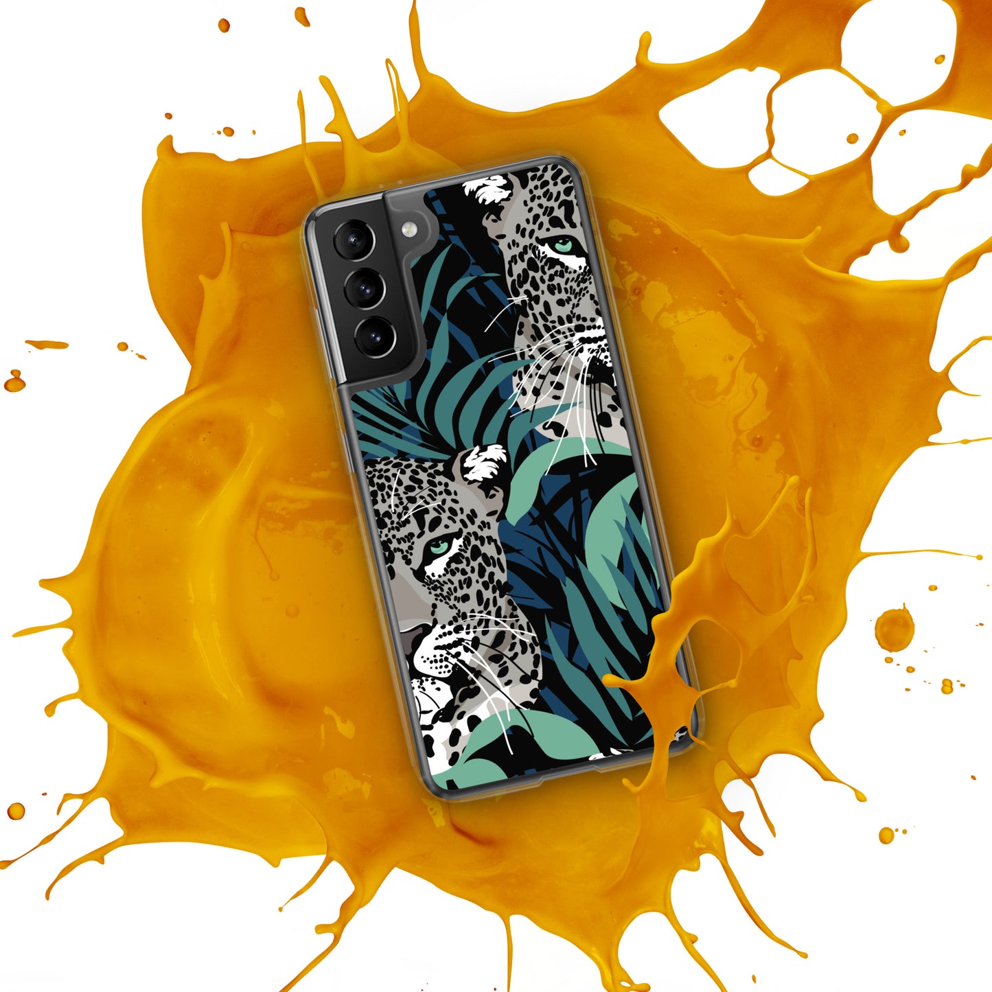 Leopard Clear Case for Samsung®